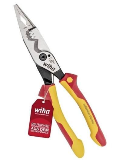 Wiha Multifunksjonstang 1000V, 8 Funksjoner 180Mm Wiha Multifunksjonstang 1000V, 8 Funksjoner 180Mm
