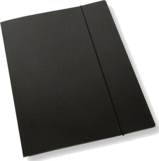 Office Products Office Products A4 Mappe Med Strikk Svart 350 G/M² 10 Stk