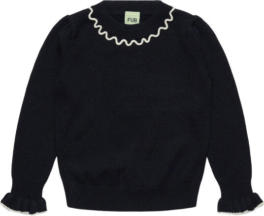 FUB Frill Jumper Navy 90 FUB Frill Jumper Navy 90