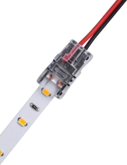 LED stripe samler til løse ledninger 8mm enkeltfarget IP65 5V 24V LED stripe samler til løse ledninger 8mm enkeltfarget IP65 5V 24V
