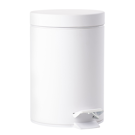 Pedalbøtte Solo White 3 L Pedalbøtte Solo White 3 L