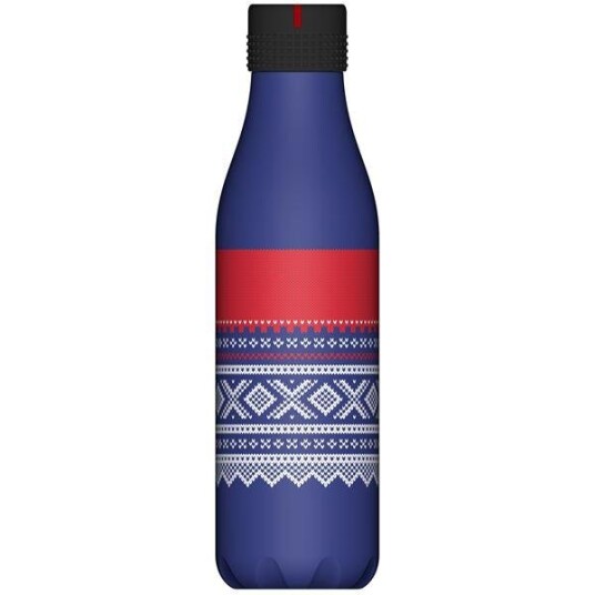 Les Artistes Bottle Up Marius termoflaske 0,5L blå/rød/hvit