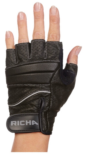 Richa MC-Hansker Mitaine Svart Richa MC-Hansker Mitaine Svart