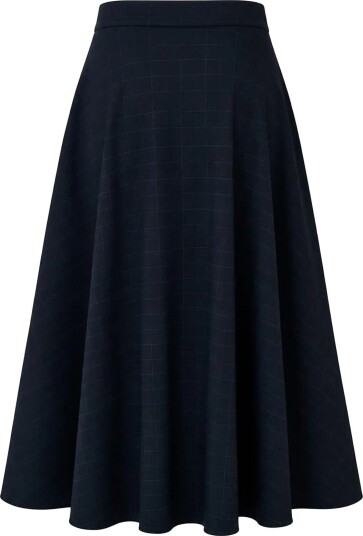 crās Aishacras Skirt   DARK GREY CHECK   34