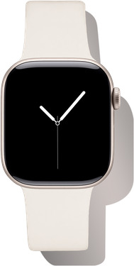 Ideal Of Sweden silikonrem til klokke, 42/44/45/46/49 mm, S/M, Cloud Dancer