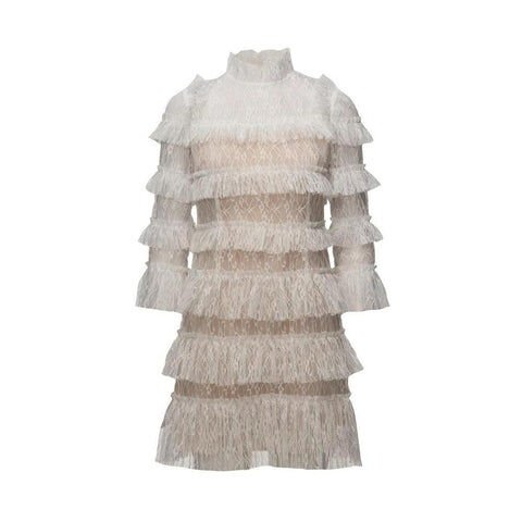 By Malina Carmine Mini Dress - Cloudy White M By Malina Carmine Mini Dress - Cloudy White M