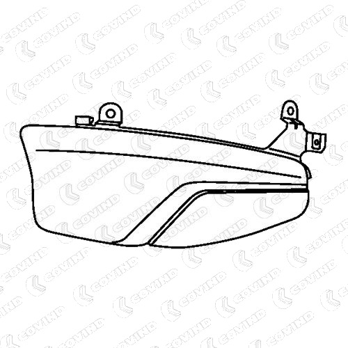 COVIND 146/166 Røkledeplate, førerhus COVIND 146/166 Røkledeplate, førerhus