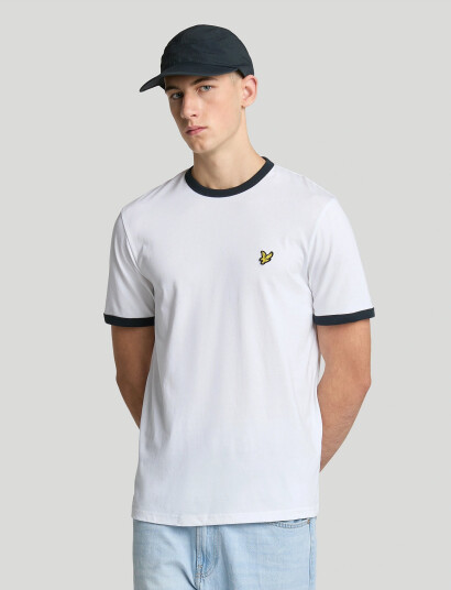 Lyle & Scott Ringer T Shirt White XS