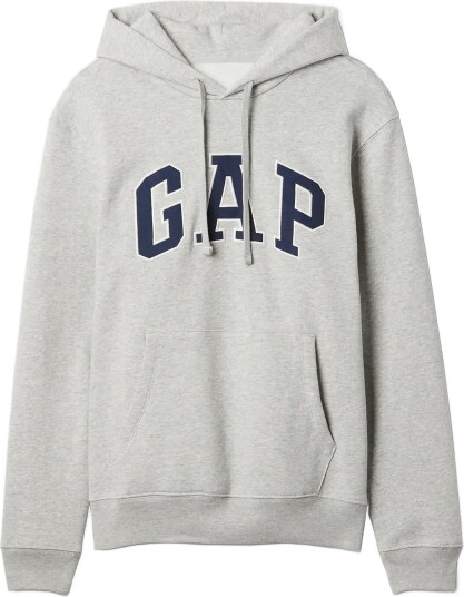 GAP Adult Vintagesoft Arch Logo Hoodie Grey M GAP Adult Vintagesoft Arch Logo Hoodie Grey M