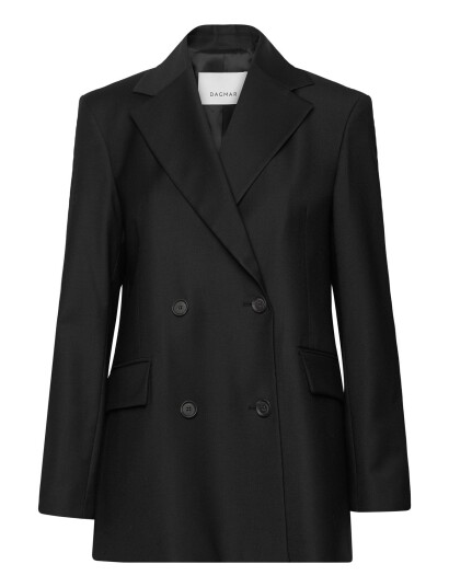 House Of Dagmar Classic Wool Blazer Black 36 House Of Dagmar Classic Wool Blazer Black 36
