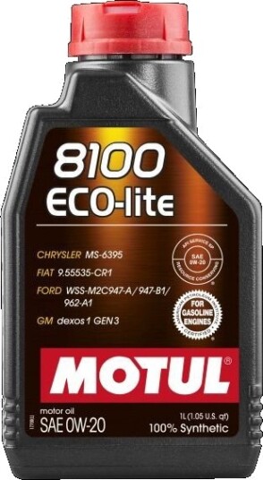 Motorolje MOTUL 8100 ECO-LITE 0W20 1L Motorolje MOTUL 8100 ECO-LITE 0W20 1L