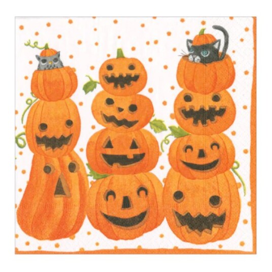Jack O´lanterns kaffe servietter