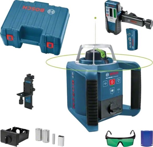 Bosch GRL 300 HVG Rotasjonslaser med tilbehør - Håndverktøy Bosch GRL 300 HVG Rotasjonslaser med tilbehør - Håndverktøy