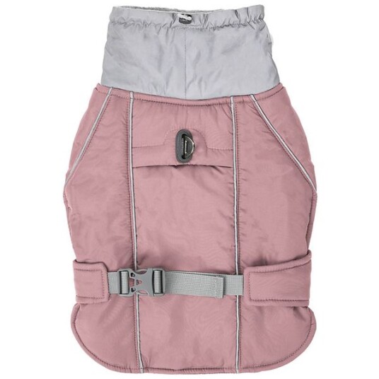 Dempet Rosa Vannavvisende Varmt Hundedekken Med Refleks