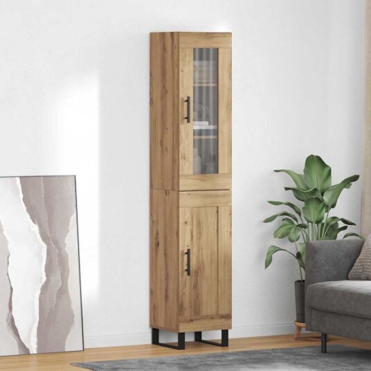 Høyskap Artisan Eik 69,5 x 34 x 180 cm Konstruert tre Høyskap Artisan Eik 69,5 x 34 x 180 cm Konstruert tre