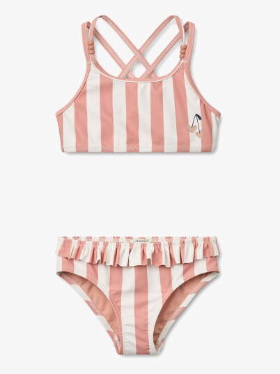 Liewood Belle Stripe Bikini Pink 104