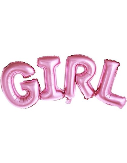GIRL Folieballong for Luft 74x33 cm