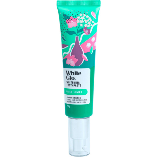 Whitening tannkrem WHITE GLO Elderflower 70gr