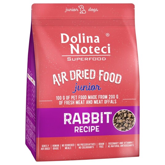 Dolina Noteci Superfood Junior Med Kanin 1 kg