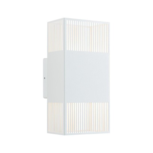 Tharin vegglampe opp/ned 2 x 3,7W 3000 Kelvin IP44 - Hvit