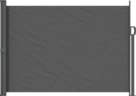 vidaXL Utklappbart side markise 120 x 300 cm 100% polyester jern stål