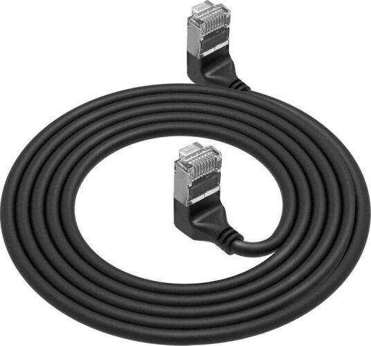 Act Svart Patchkabel Cat6a Rj45 Kontakter Da6951 U/Ftp Ftp Lszh 1,5 M