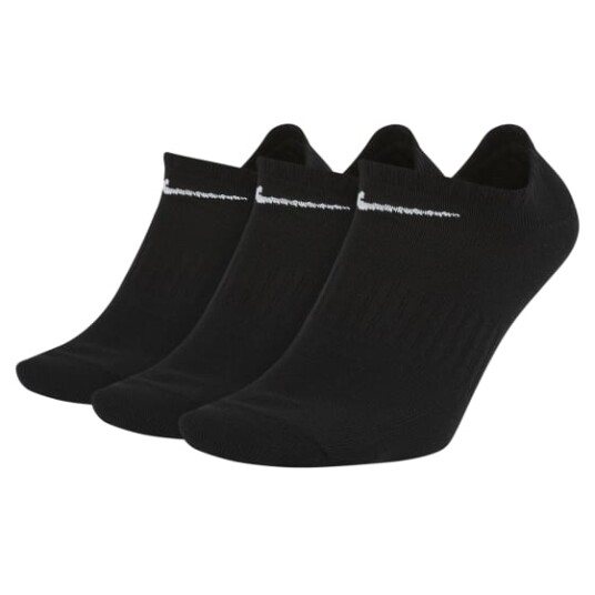 Nike Everyday Lightweight No Show Black/White S