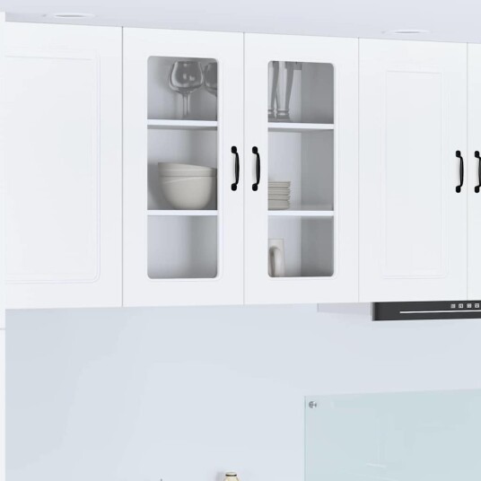  Kjøkkenskap med hylle Hvit 80 x 31 x 80 cm Konstruert tre
