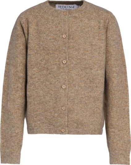 Hound Cardigan HdLea Sand Melert Hound 10 år 140 Cardigan Beige Brun