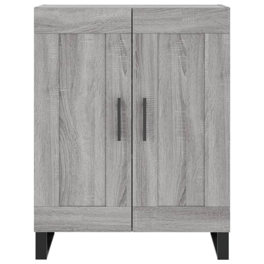 vidaXL Skjenk grå sonoma 69,5x34x90 cm konstruert tre
