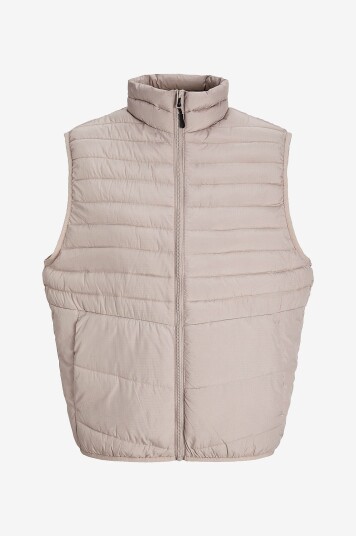 Jack & Jones Vest jjeState Packable BW Collar Beige