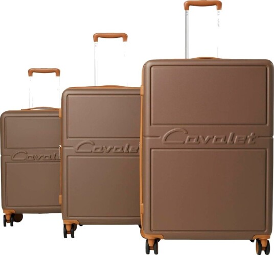 Koffertsett Cavalet Dalby 3-set S/M/L Brun