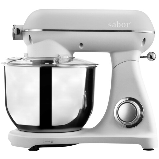 Sabor Ultimate Kjøkkenmaskin 6,5L 1800W Aluminium Pure White Sabor Ultimate Kjøkkenmaskin 6,5L 1800W Aluminium Pure White