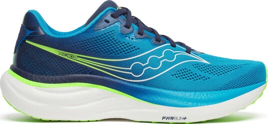 Saucony Men"s Ride 19 Cobalt/Slime 49 Saucony Men"s Ride 19 Cobalt/Slime 49