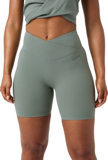 Björn Borg Women"s Studio Cross Shorts Agave Green M
