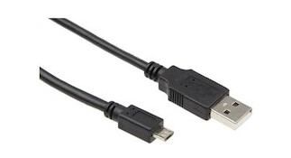 USB-A til USB Micro-B kabel 2m (sort)