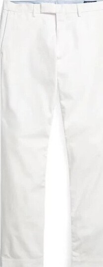 Polo Ralph Lauren Greenwich Stretch Slim Fit Chino Pant   White   34 x 32