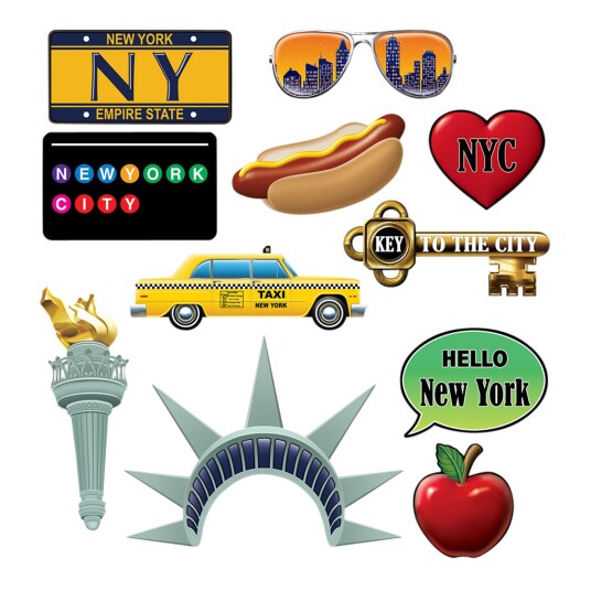 360 Degrees Ltd Fotoprops New York City - 11-pakning