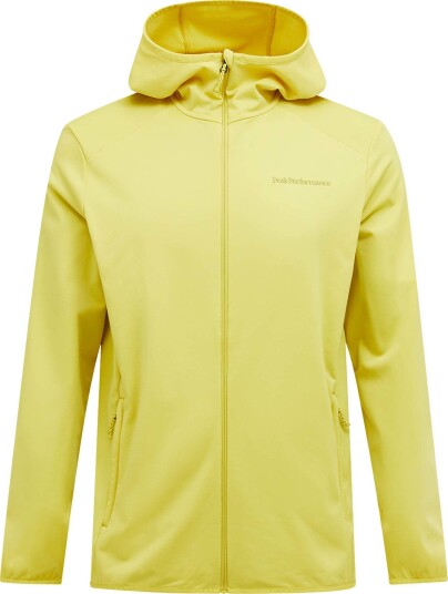 Peak Performance Men"s Light Zip Hood Canary Lime XL