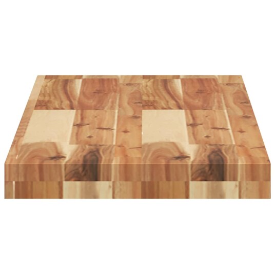  Flytende hyller 3 stk 100x30x4 cm oljebehandlet heltre akasie