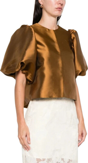 Malina Cleo Blouse Brown M