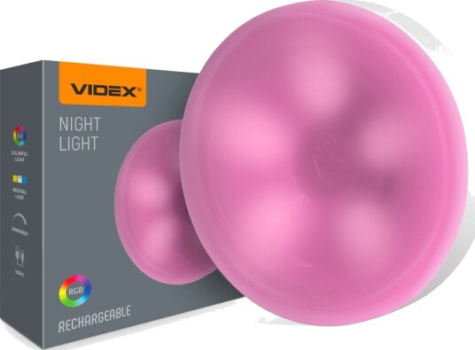 Videx LED oppladbar nattlampe Dimbar : Dimbar Kulør : Nøytral Videx LED oppladbar nattlampe Dimbar : Dimbar Kulør : Nøytral