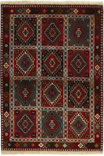 Håndknyttet. Opphav: Persia Yalameh Teppe 102x148