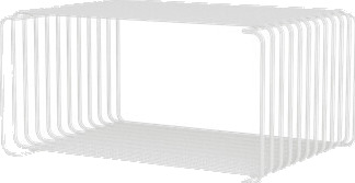 Montana Panton Bokhylle i Ståltråd Halv Høyde 38 – Snø 17,2 cm x 25,7 cm Montana Panton Bokhylle i Ståltråd Halv Høyde 38 – Snø 17,2 cm x 25,7 cm
