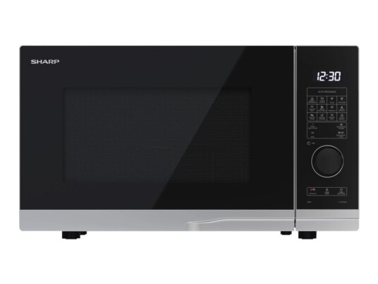 Sharp Premium Series Yc-Pg254ae-S Mikrobølgeovn Med Grill 25 Liter 900 W Sølv