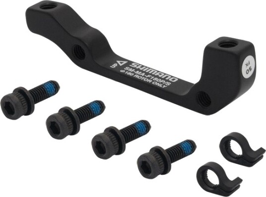 Shimano Adapter Front 180mm, Gaffel=is, Kaliper=pm Shimano Adapter Front 180mm, Gaffel=is, Kaliper=pm