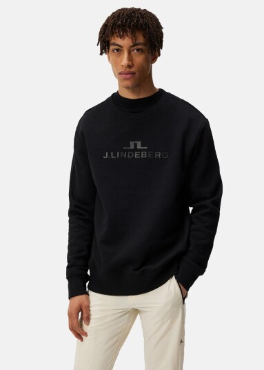 J.lindeberg Alpha Crew Neck Black L Sweatshirts J.lindeberg Alpha Crew Neck Black L Sweatshirts