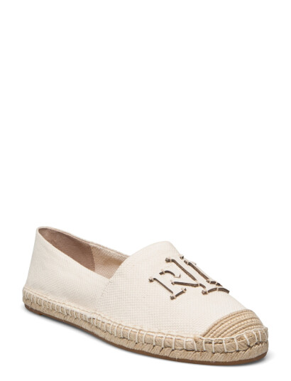 Lauren Ralph Lauren Cameryn Iii Canvas & Leather Espadrille - Beige - 36
