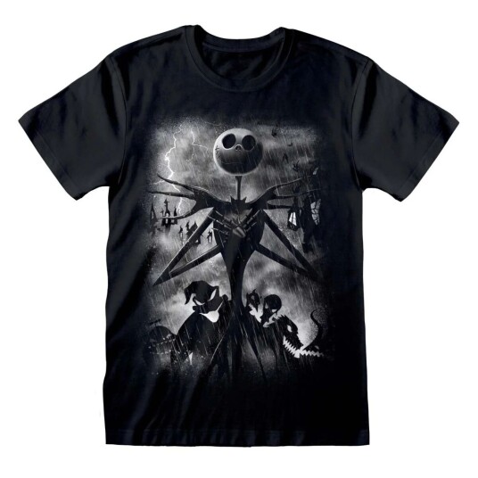 The Nightmare Before Christmas T-skjorte Stormy Skies L Voksen