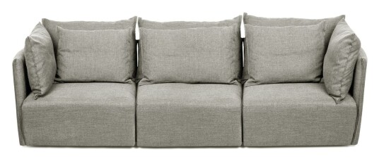 Temahome Dune Sofa 3-pers., Lysegrå Unoliving